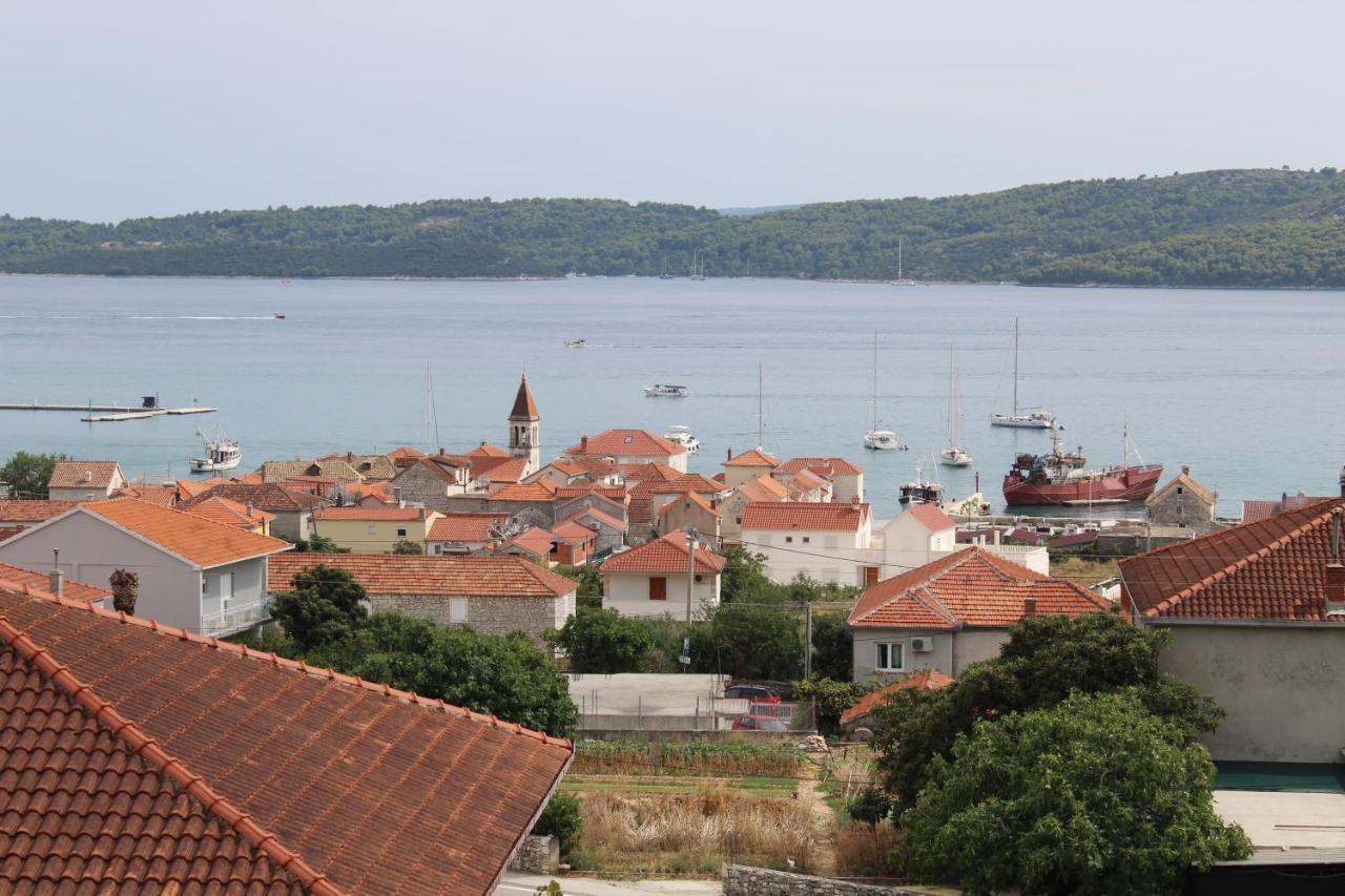 Lux apartman s pogledom na more Trogir Exterior foto